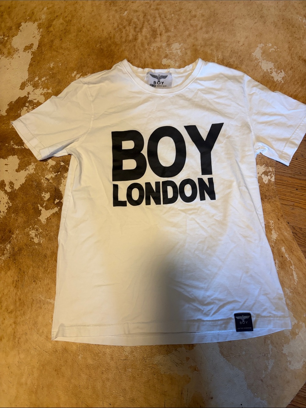BOY London Men's White Logo Short Sleeve Tee
